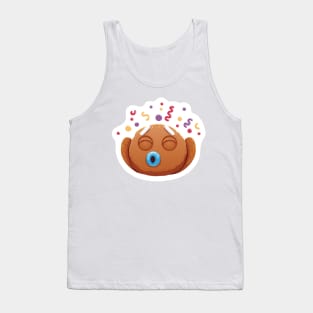 Christmas Sticker, Ginger Man Sticker Tank Top